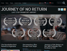Tablet Screenshot of journeyofnoreturn.com